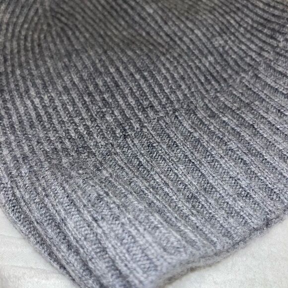 NWT Nordstrom 100% Cashmere Beanie In Gray